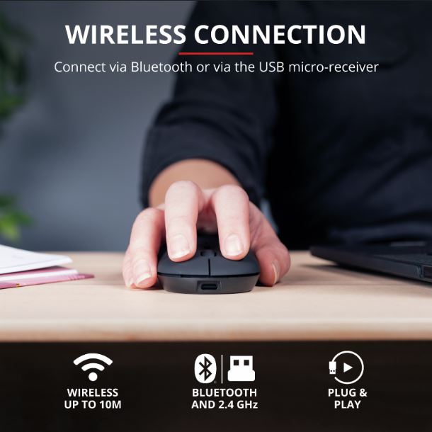 mouse-trust-puck-rechargeable-bluetooth-black