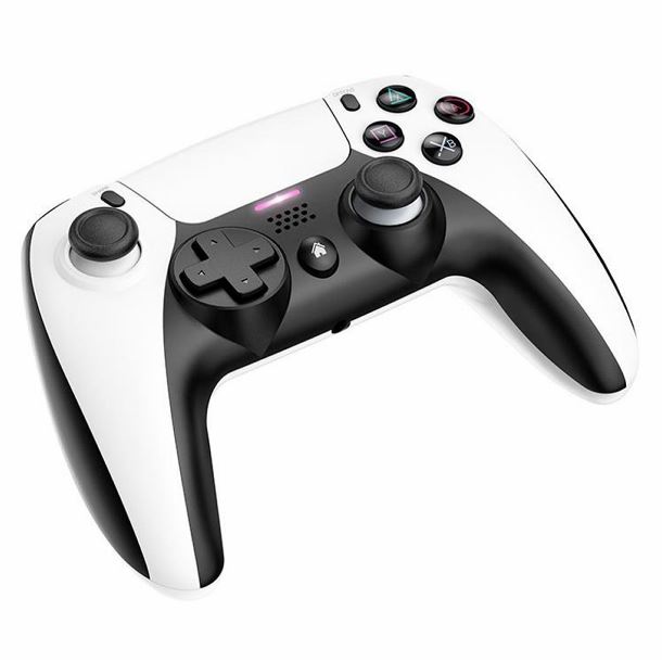 joystick-syx-ps4-bluetooth-blanco-negro