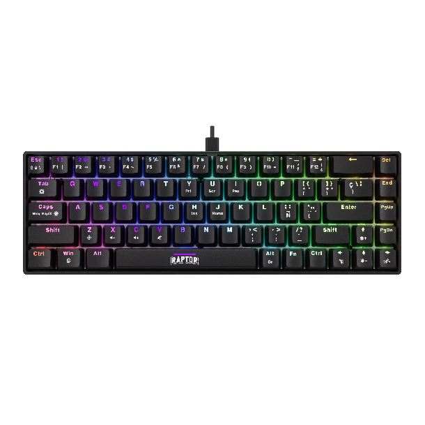 teclado-mecanico-raptor-fireclaw-m68-switch-red-outemu