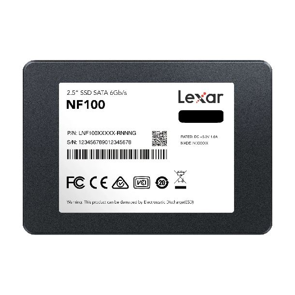 HD SSD 500GB LEXAR NF100 SATA III 2.5"