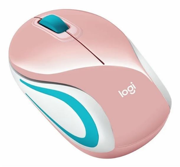mouse-logitech-wireless-mini-m187-pink-910-005364