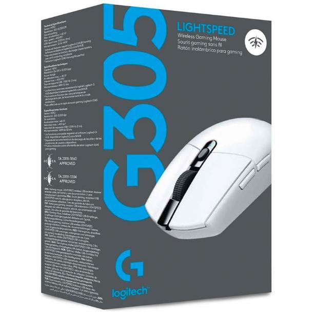 mouse-logitech-g305-lightspeed-wireless-white-910-005290
