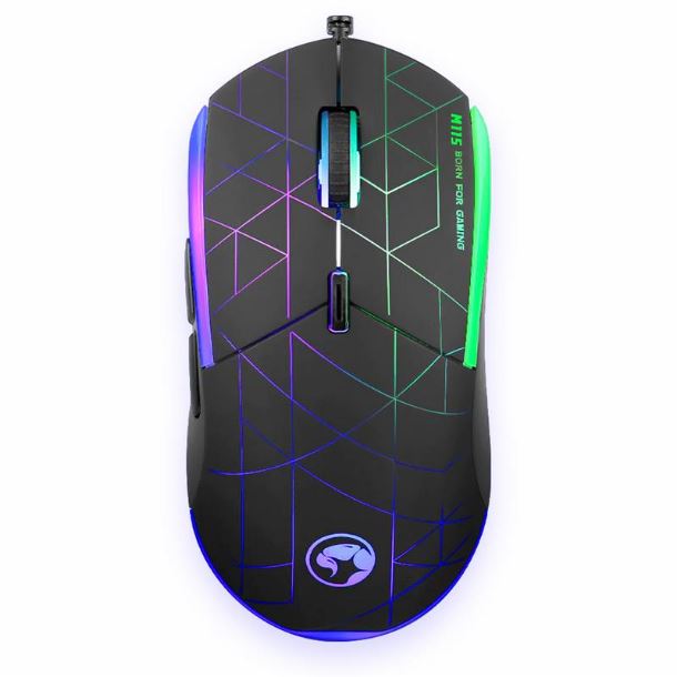 mouse-gamer-marvo-m115-4000-dpi-led-7-colores-ambidiestro