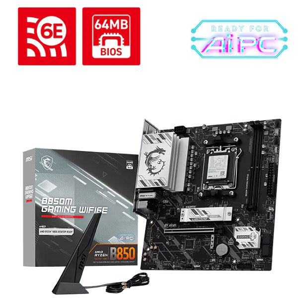 MOTHER MSI B850M GAMING WIFI6E DDR5 AM5
