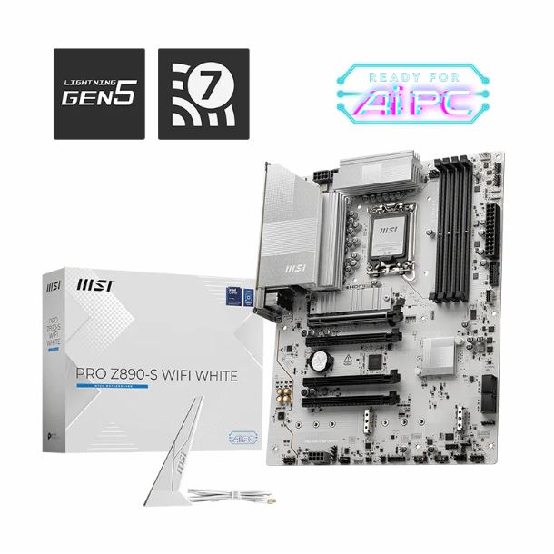 MOTHER MSI PRO Z890-S WIFI WHITE DDR5 S1851
