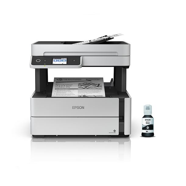 IMPRESORA MULTIFUNION EPSON ECOTANK M3180 WIFI RED FAX TINTA MONOCROMO