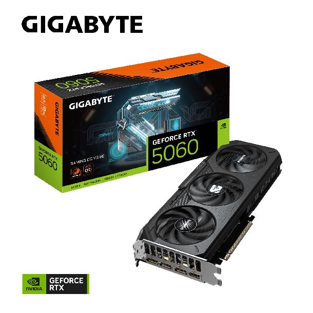 PLACA DE VIDEO GEFORCE RTX 5060 8GB GIGABYTE GAMING V2 OC