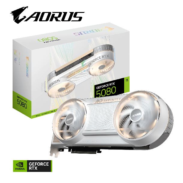 PLACA DE VIDEO GEFORCE RTX 5080 16GB GIGABYTE AORUS INFINITY WOOD
