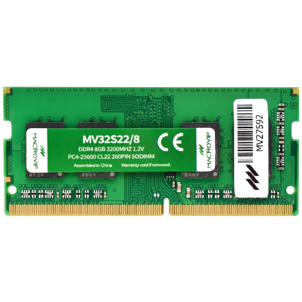 MEMORIA SODIMM 8GB DDR4 3200 MACROVIP