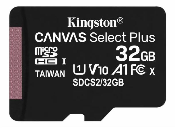 memoria-micro-sd-32gb-kingston-clase-10-canvas-select-plus