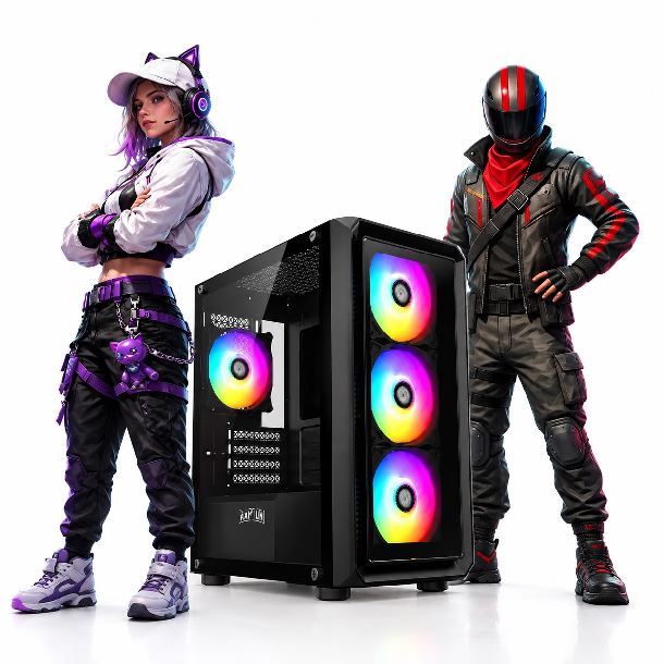 PC GAMER AMD RYZEN 7 9800X3D+B850+16GB+1TB M.2 NVME+RTX 5070 12GB+WATER 240MM+FUENTE 850W GOLD