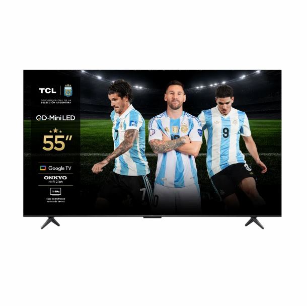 TV 55" TCL 55C6K QD-MINILED SMART UHD 4K GOOGLE TV