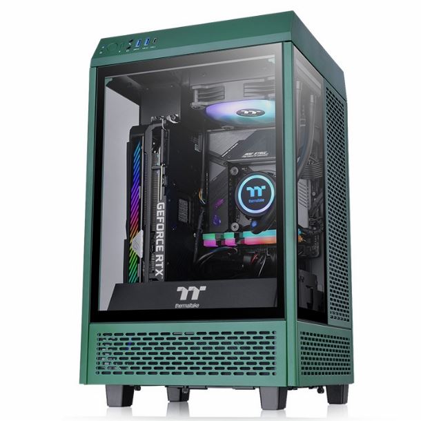 gabinete-thermaltake-the-tower-100-tg-racing-green