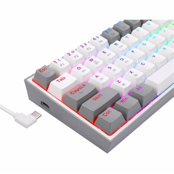 teclado-redragon-fizz-pro-k616-rgb-white-gray-switch-red