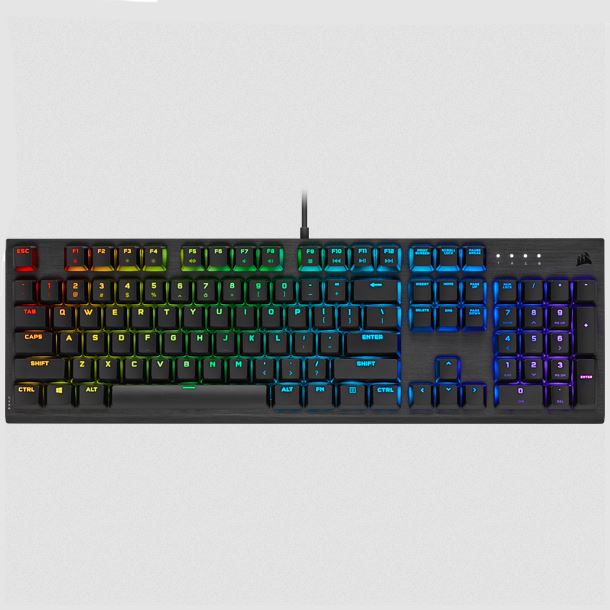 Teclado Mecánico Gamer Corsair en Ingles K55 RGB PRO XT (US) –