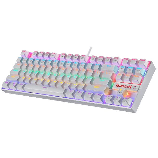 teclado-gamer-redragon-kumara-k552w-rainbow-white-red-switch